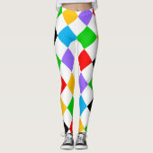 Leggings Guêtres de harlequin (Devant)