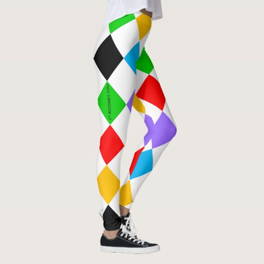 Leggings Guêtres de harlequin (Droite)