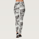 Leggings Guêtres de hibou (Dos)
