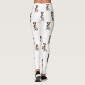 Leggings Guêtres de Jack Russel Terrier des femmes (Dos)