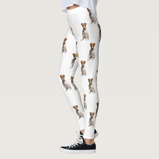 Leggings Guêtres de Jack Russel Terrier des femmes