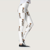 Leggings Guêtres de Jack Russel Terrier des femmes (Droite)