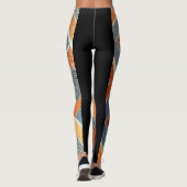 Leggings Guêtres de Jacquard de TaylordBlu (Dos)