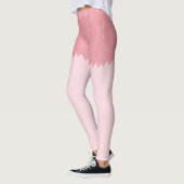 Leggings Guêtres de jambes de Flamant rose (Gauche)