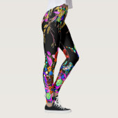 Leggings Guêtres de jardin de papillon de Boho (Droite)