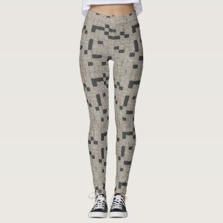 Leggings Guêtres de jeu de mots croisé