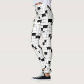 Leggings Guêtres de jeu de mots croisé (Gauche)