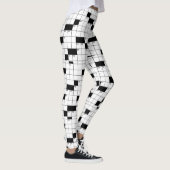 Leggings Guêtres de jeu de mots croisé (Droite)