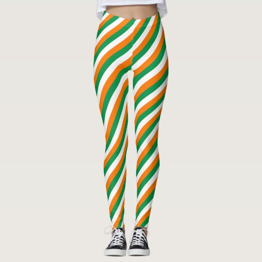 Leggings Guêtres de Jour de la Saint Patrick avec des (Devant)