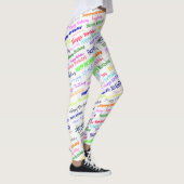 Leggings Guêtres de joyeux anniversaire (Droite)