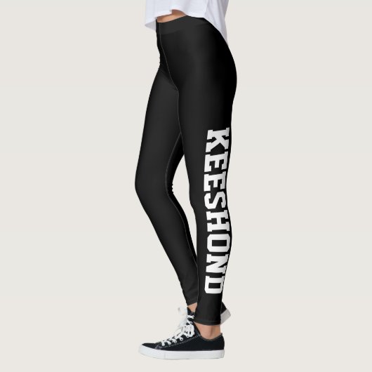 Leggings Guêtres de Keeshond de BeauKees (Gauche)