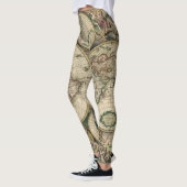 Leggings Guêtres de la carte 1689 du monde (Gauche)