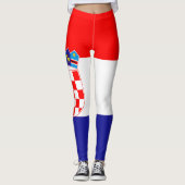 Leggings Guêtres de la Croatie (Devant)