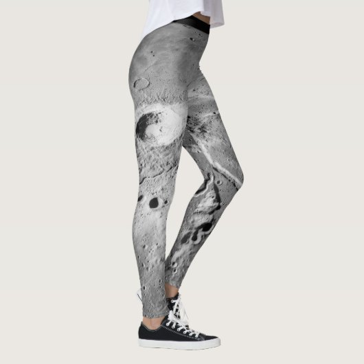 Leggings Guêtres de la surface lunaire | (Droite)