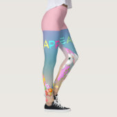 Leggings Guêtres de lapin de Pâques (Droite)