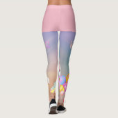 Leggings Guêtres de lapin de Pâques (Dos)
