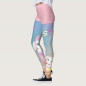 Leggings Guêtres de lapin de Pâques (Gauche)