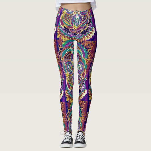 Leggings Guêtres de Le Liza Designs (Devant)