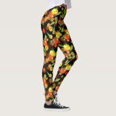 Leggings Guêtres de légumes de jardin de tomate et de gombo (Droite)