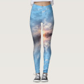 Leggings Guêtres de lever de soleil (Devant)
