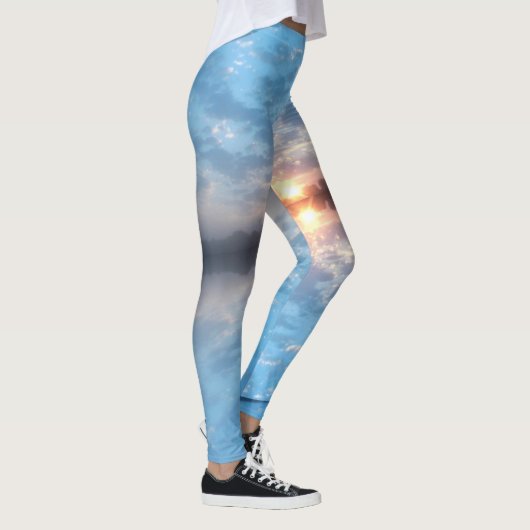 Leggings Guêtres de lever de soleil (Droite)