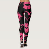 Leggings Guêtres de lèvres d'amour (Dos)