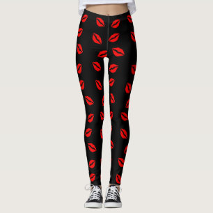 Leggings Guêtres de lèvres de Kissy
