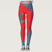 Leggings guêtres de libellule (Devant)