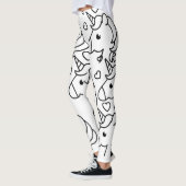 Leggings Guêtres de licorne (Gauche)