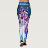 Leggings Guêtres de licorne (Dos)