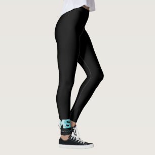 Leggings Guêtres de logo de cheville de MSD
