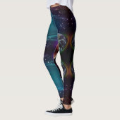 Leggings Guêtres de lune, de planète et d'étoiles (Gauche)