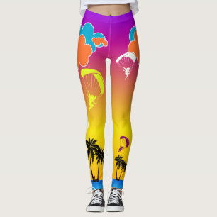 Leggings Guêtres de lutin de parapentisme de coucher du
