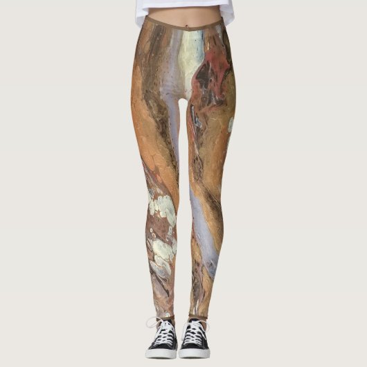 Leggings Guêtres "de magnétique d'animal" (Devant)