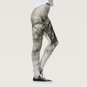Leggings Guêtres de mandala pour le yoga et Pilates (Droite)