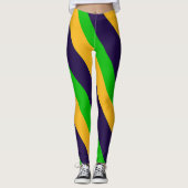Leggings Guêtres de mardi gras (Devant)