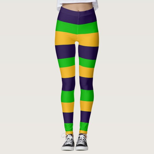 Leggings Guêtres de mardi gras (Devant)