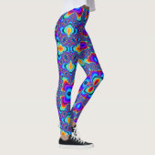 LEGGINGS GUÊTRES DE MARDI GRAS (EXPLOSION DE FRACTALE) (Droite)