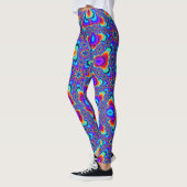 LEGGINGS GUÊTRES DE MARDI GRAS (EXPLOSION DE FRACTALE) (Gauche)