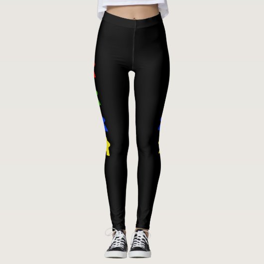 Leggings Guêtres de Meeple (Devant)