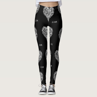 Leggings Guêtres de menteur, noires