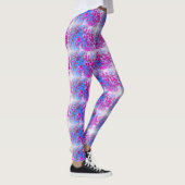 Leggings Guêtres de motif d'arbre de magnolia (Droite)