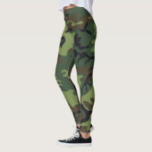 Leggings Guêtres de motif de Camo d'armée (Gauche)