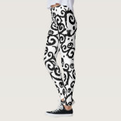 Leggings Guêtres de motif de citrouille de crâne de (Gauche)