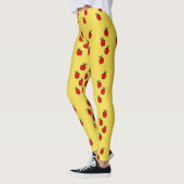 Leggings Guêtres de motif de coccinelles d'amusement (Gauche)