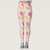 Leggings Guêtres de motif de crème glacée (Devant)