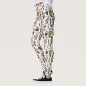 Leggings Guêtres de motif de salade (Gauche)