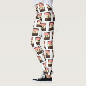 Leggings Guêtres de motif de Tableau périodique de Fe de (Gauche)