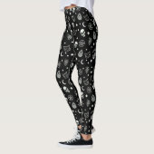 Leggings Guêtres de motif de Wiccan (Gauche)