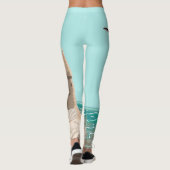 Leggings Guêtres de mouette de pâté de sable (Dos)